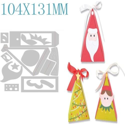 Santa Claus Metal Cutting Dies DIY Scrapbooking Decoration Embossed Paper Card Craft Handmade Knife Mold New Arrival