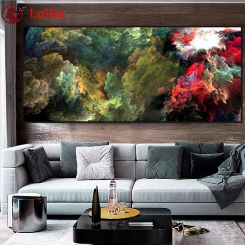 Full round drill set Abstract art colorful diamond painting diamond mazayka embroidery room decor Cross Stitch full Diamond