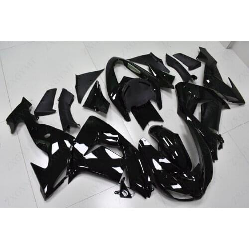 Fairing ZX-10r 2006 - 2007 glossy Black Plastic Fairings ZX10r 06 Motorcycle Fairing ZX-10r 07