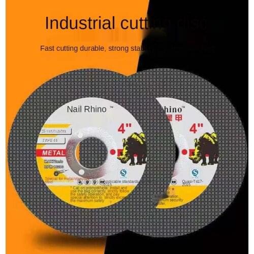 Cutting Blade 100 Angle Grinder Saw Blade Metal Stainless Steel Hand Grinding Wheel Double Mesh Ultra-Thin 107x1.2x16