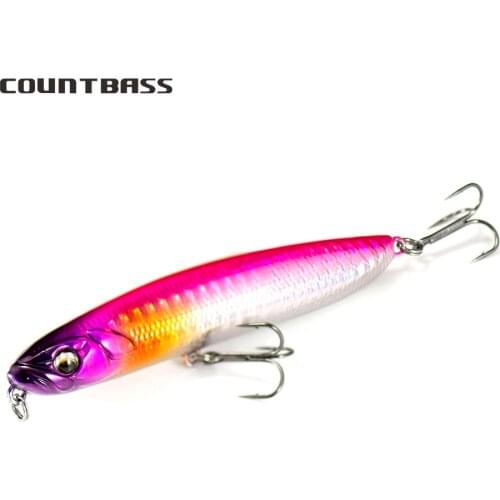 Countbass 93mm 18g Stickbaits Fishing Lure Lipless Sinking Minnow Pencil for Shallow Water Wobbler Hardbait La Peche Au Leurre
