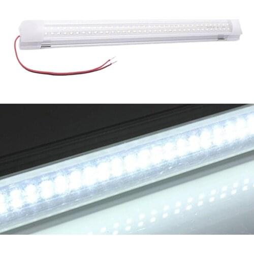 12V 72/108LED Car Interior Light Strip Bar Lamp Van Bus Caravan On/Off Switch 4.5W Car Trunk Lamp Led Luggage Compartment Light
