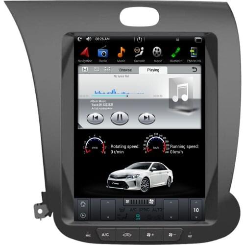 Tesla style Android 9.0 Car Radio Stereo GPS Headunit For KIA CERATO K3 FORTE 2013 2014 2015 2016-2019 Car DVD Player Multimedia