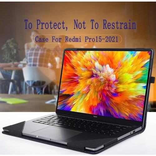 Protective Case For Redmi Book Pro15 2021 Two-in-one Anti-fall PU leather Laptop Sleeve Detachable Notebook