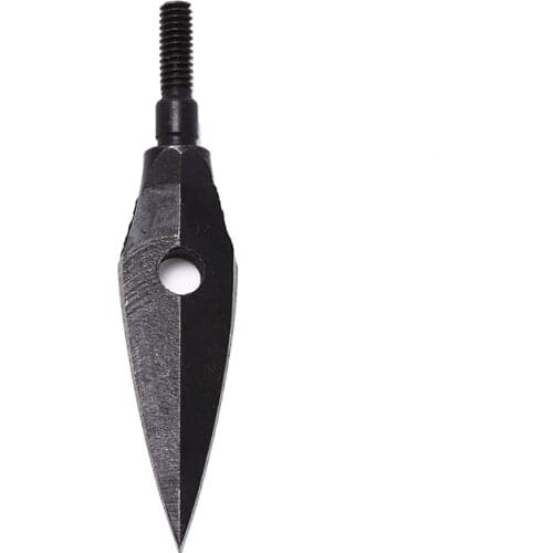1PC Iron Black Sharp Rotary Arrow Heads Broadheads Tips Arrow Points Archery Arrowheads For Compound Bow And Crossbow