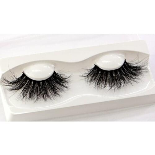 100% Mink Eyelashes False Eyelashes Crisscross Natural Fake lashes Length 25mm Makeup 3D Mink Lashes Extension Eyelash Beauty