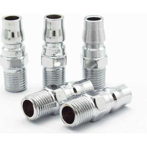 5PCS Pneumatic Fitting C Type Air Line Quick Coupling Connector Coupler Adapter For Air Compressor PM20 PM30 PM40