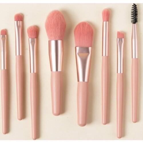 8Pcs/Bag Makeup Brushes Set 2020 Summer Candy Color Foundation Eyeshadow Powder Soft Synthetic Fiber Beauty Make Up Brush