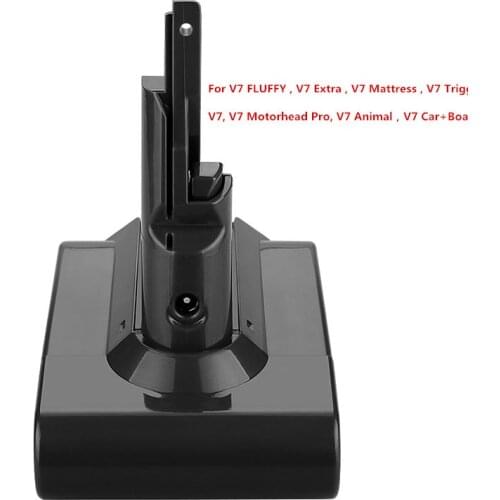 4000mAh 21.6V Li-ion V7 Battery for Dyson V7 FLUFFY/Extra/Mattress/Trigger/Animal Replacement Power Tool Battery free shipping