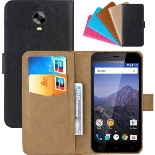 Luxury Wallet Case For Vertex Impress Eagle 4G PU Leather Retro Flip Cover Magnetic Fashion Cases Strap
