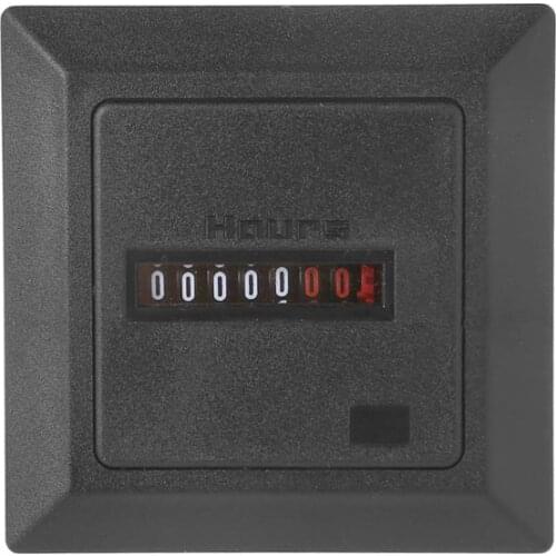HM-1 Timer Square Counter Digital 0-99999.9 Hour Meter Hourmeter Gauge 0.3W AC220-240V / 50Hz AC