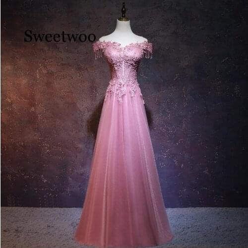 Exquisite Bling Sequins Lady Formal Party Gown Mesh Applique Vestidos De Festa Dress Sexy Off Shoulder Maxi Dress