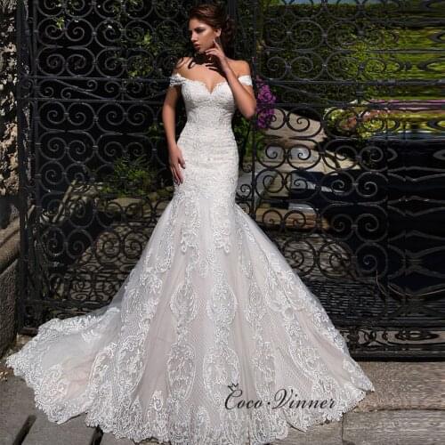 Beautiful Embroidery Lace Mermaid Wedding Dresses Europe Sylte 2021 Cap Sleeves Plus Size Cusom Made Quality Wedding Dress W0791