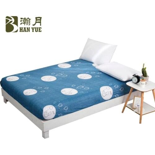 Grilled Simmons bed cover protective cover dust cover mattress cover single bed cover double single non-slip sheet bed sheets