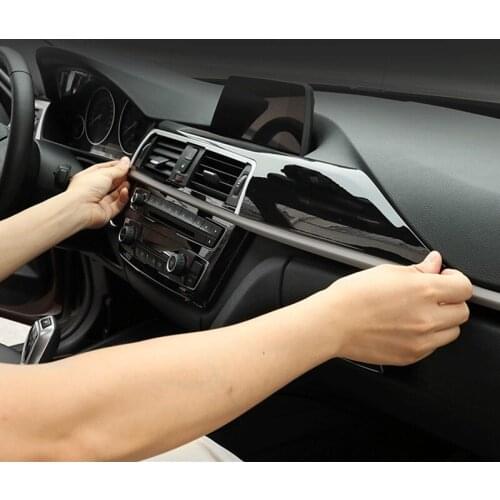 Car Dashboard Panel Cover Stickers Center Air Vent Decoration Frame Trim For BMW 3/4 Series 3GT F30 F32 F34 Interior Accessories