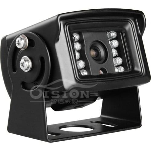 Outdoor Metal 4 Pin 1.3MP Car AHD Camera Reverse Rear View Waterproof IR Camera For Bus Truck Van Non Mirror Image Camera