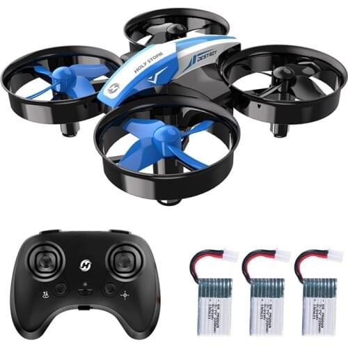 New Mini Drone Indoor Outdoor Small Helicopter Plane Auto Hovering 3D Flip Headless Mode RC Quadcopter For Kids Beginners Gift