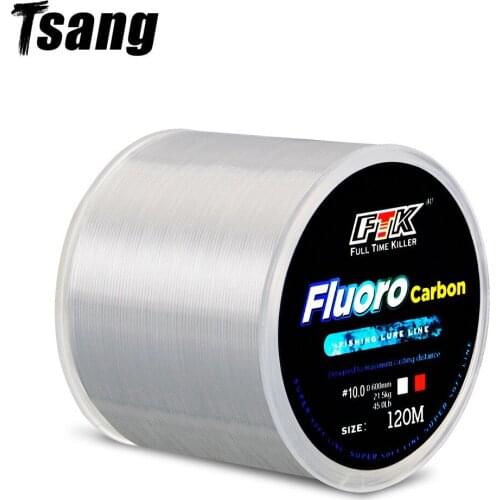 Monofilament Fishing Line 120M Nylon Wear-resistant flourocarbon Fishing Leader Line Sea Lake Carp Fishing Accessories Japan