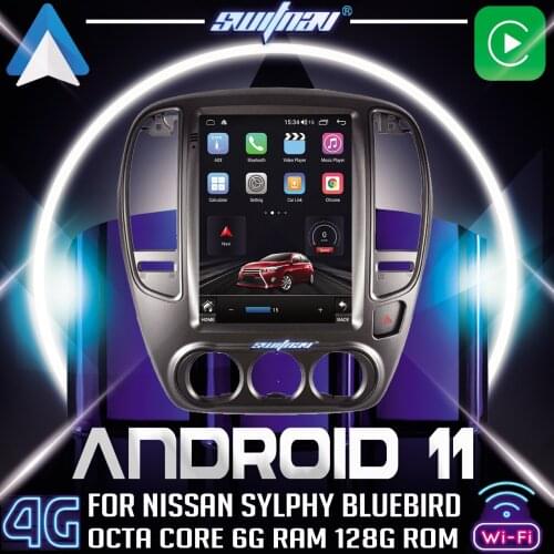 SWITNAV For Tesla Style Android 10 CAR DVD For NISSAN SYLPHY BLUEBIRD 2008-2012 car Player audio gps display screen Monitor