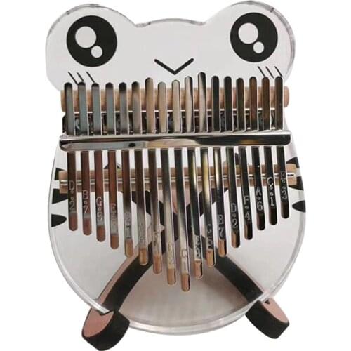 Crystal 17 Keys Kalimba Finger Piano Acrylic Made Artwork Thumb Piano with Accessories