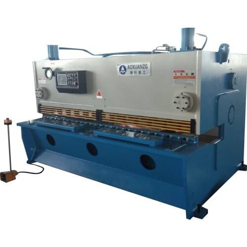 QC12K-10*3200 Metal sheet cutting machine hydraulic guillotine shearing machine for thick plate cutting