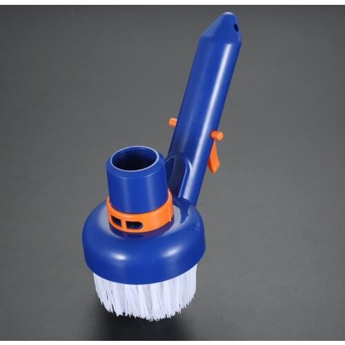 Swimming Pool Brush Corner Vacuum 360 Degree All-Round Angle Step Ladders Cleaner SPA Hot Tub Fish Pond Clean Tool Nylon+PC 23cm