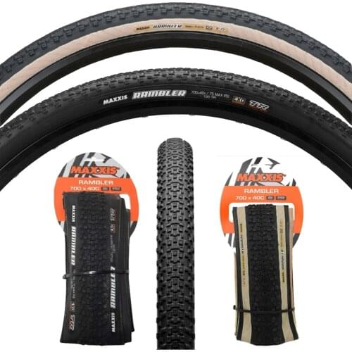 Maxxis Rambler EXO Tubeless Ready Road Bike Tire 700x40C/45C/50C Road Bicycle Folding Tires Bike Tire 120TPI Gravel Bike tire