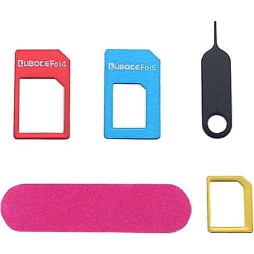 UANME Nano Sim Card Adapter+Regular & Micro Sim+Standard SIM Card Tools Kit