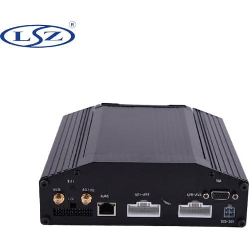 Bost / taxi surveillance video recorder 8CH MDVR remote location tracking 4g gps mobile dvr