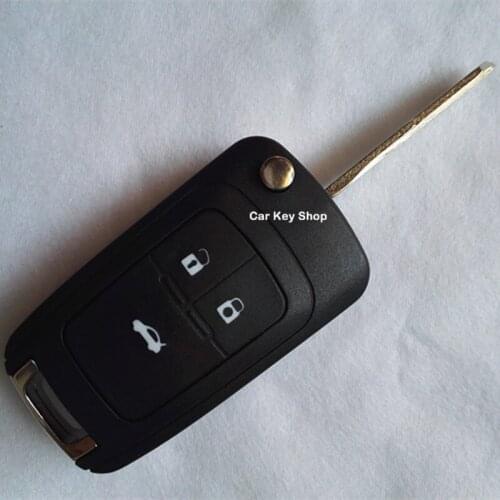 Replacement FOB Shell Caes For 2013 Chevrolet New Epica Flip Folding Remote Key Shell 3 Button