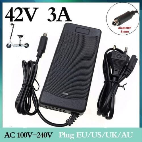 1 pc best price 42V 3A Scooter Charger for Xiaomi Mijia M365 Ninebot Es1 Es2 Bird Lima-s Battery Electric Scooter 126 Watt Charg