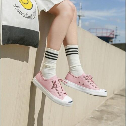 2020 Spring New Canvas Womens Shoes Casual Shoes White Low Help Flat Shoes Summer Sneakers Zapatos Mujer