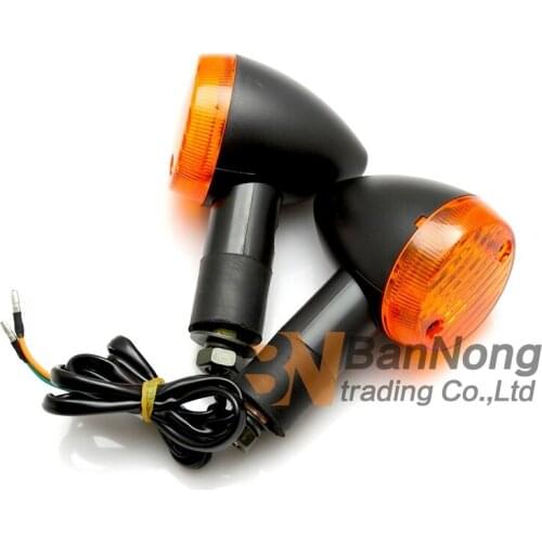 1 pair Motorcycle Modified Retro Turn Signal Light For Honda CB400SS CL400 SR400 BJ250 Suzuki Yamaha Kawasaki Big boy Street