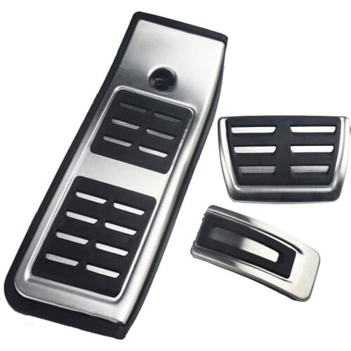 Car Sport Foot Pedals For Audi A4 B9 Avant A6 C8 A5 F5 Q5 SQ5 FY 2018 2019 Fuel Brake Footrest Pedal Cover Pads Auto Accessories