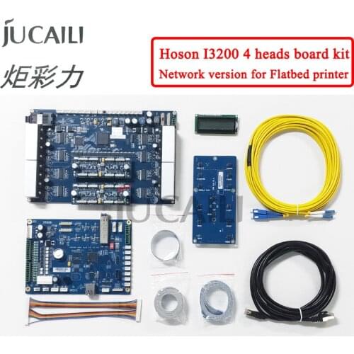Jucaili flatbed printer Hoson 4 heads Board kit for Epson I3200 printhead board kit for water based/Eco solvent flatbed printer