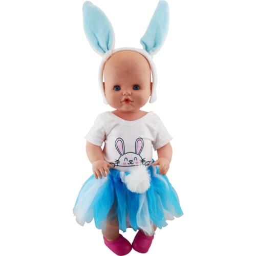 Rabbit shape Suit Wear Fit 42cm Nenuco Doll Nenuco su Hermanita Doll Accessories