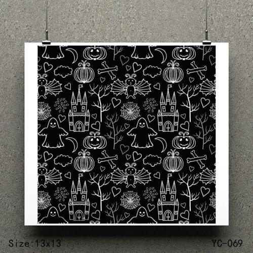 ZhuoAng Ghost castle model Clear Stamps For DIY Scrapbooking/Card Making Decorative Silicon Stamp Crafts