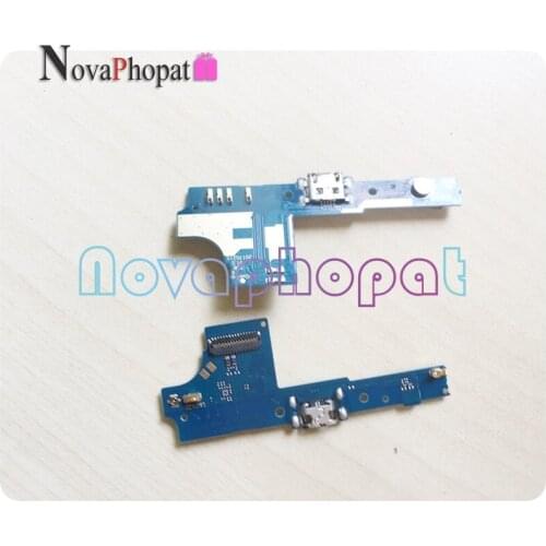 Novaphopat For Wiko uPulse U Pulse Charger Port USB Dock Charging Port Connect Connector Flex Cable Microphone MIC ; 10pcs/lot