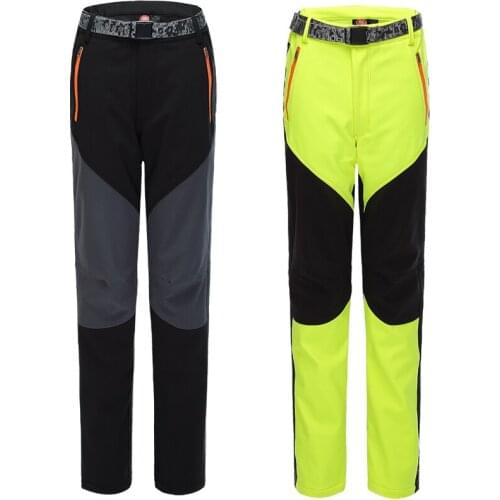 2021 Update Women Thick Warm Fleece Softshell Pants Fishing Camping Hiking Skiing Trousers Waterproof Windproof Drop Shipping