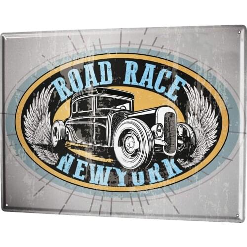 SINCE 2004 Metal Plate Workshop Motive Road Race New York