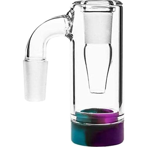 Glass Collector Silicone Container Kit with 14mm Male Connector, Reusable and Convenient