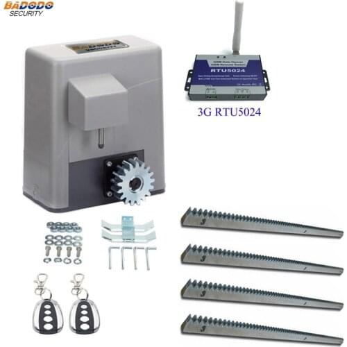 AC 110~240V 600KG heavy duty electric Automatic Sliding Gate door Opener Operator Motor drive with metal rack for house villa