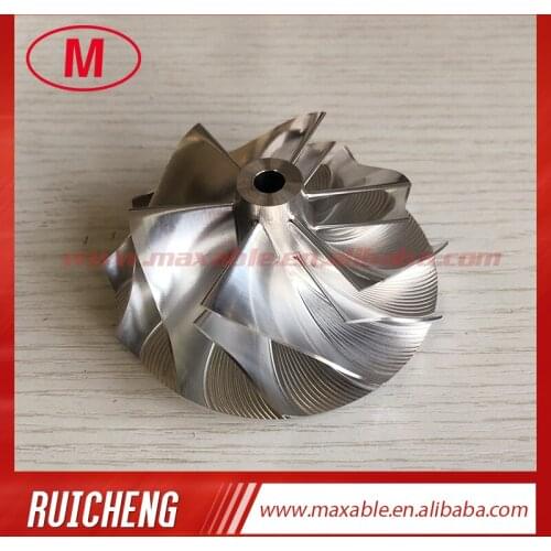 T04S 409535-0001 59.05/76.07mm 6+6 blades high performance turbo Billet/milling/aluminum 2618 compressor wheel