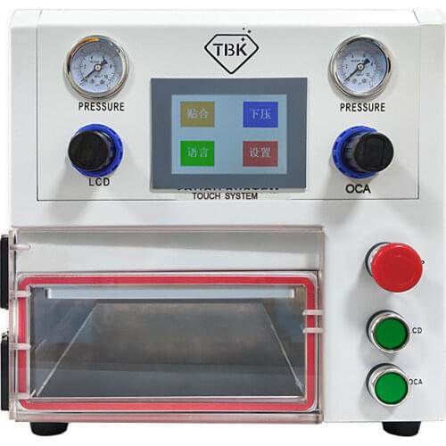 TBK 14 Inch Vacuum Laminating Machine 108P OCA Lamination Machine for Fat Curved Straight and Tablet LCD Screens