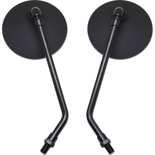 Universal Motorcycle Mirrors Rearview Chrome Round Scooter Side Mirror For Husqvarna Svartpilen 401 Triumph Bonneville SXR700