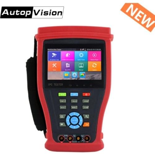Wanglu Upgraded IPC4300 Plus H.265 4K IP Camera Tester 8MP TVI CVI 5MP AHD SDI Camera CCTV Tester Monitor with UTP/RJ45 test