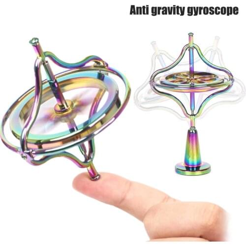 Spinning Top Self-balancing Gyroscope Anti-gravity Decompression Educational Toy Finger Gyroscope Toy Funny