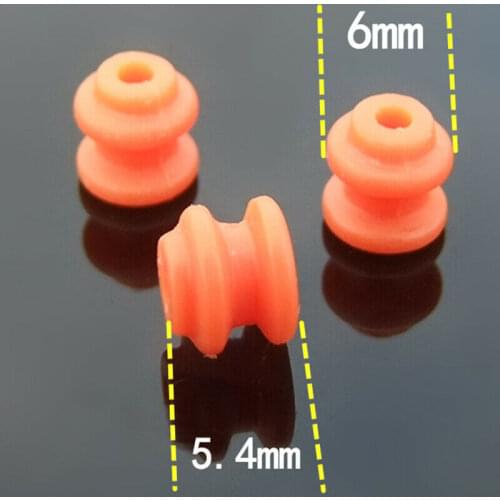 10PCS 2*6mm Micro Mini Plastic Pulley Gear Model Motor Wheel Small Tiny Orange Pulley Wheel Fit Motor Shaft 2mm DIY Model Toy