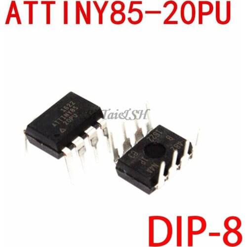 2pcs/lot ATTINY85-20PU ATTINY85-20 ATTINY85 85-20PU ATTINY45-20PU ATTINY45 45-20PU DIP-8
