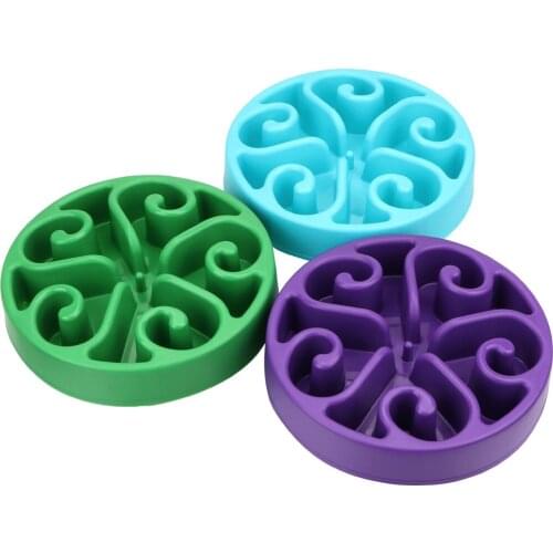 Dog Accessories Anti-choke Puppy Slow Down Eating Feeder Dog Slow Eat Blow Pet Prevent Obesity Cat Dog Healthy Diet Dish Plate